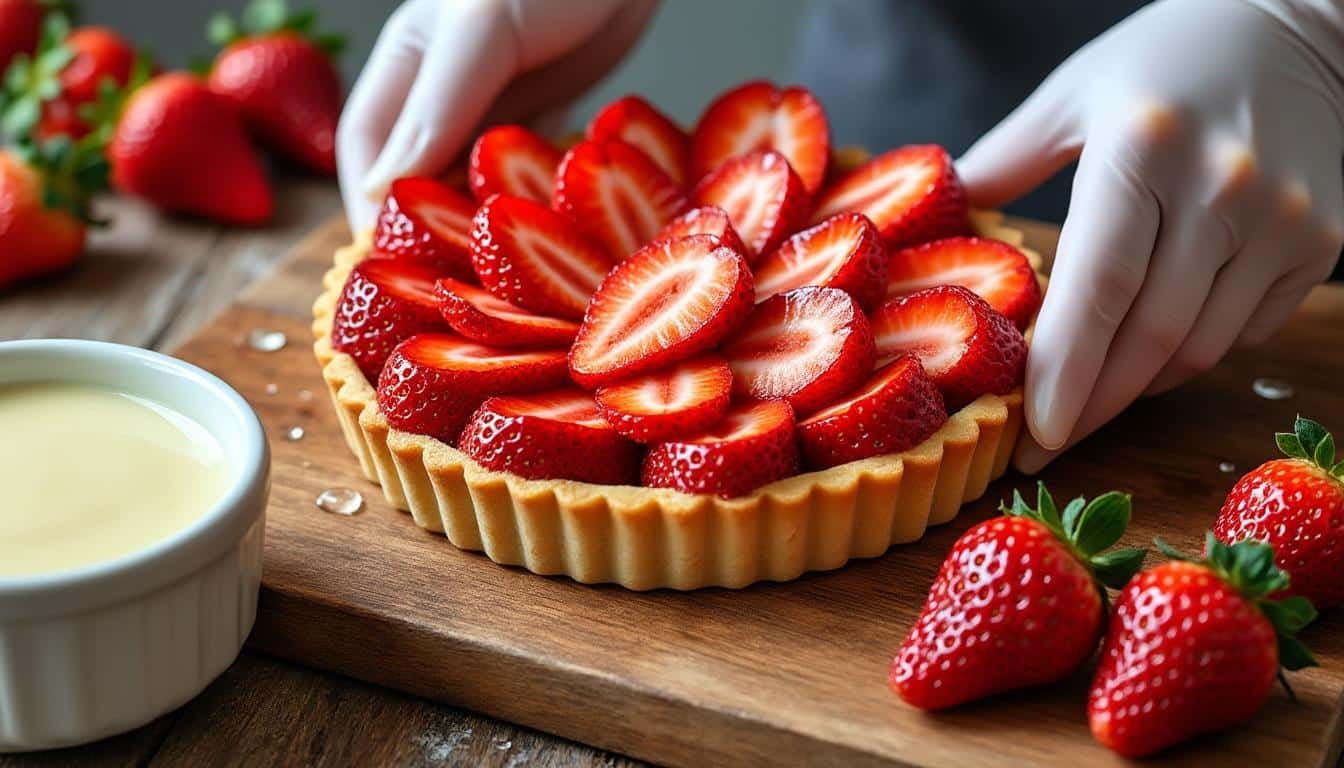 apprenez à préparer une tartelette fraise parfaite grâce à notre guide étape par étape, alliant pâte croustillante, crème onctueuse et fraises fraîches pour un dessert délicieux et réussi.