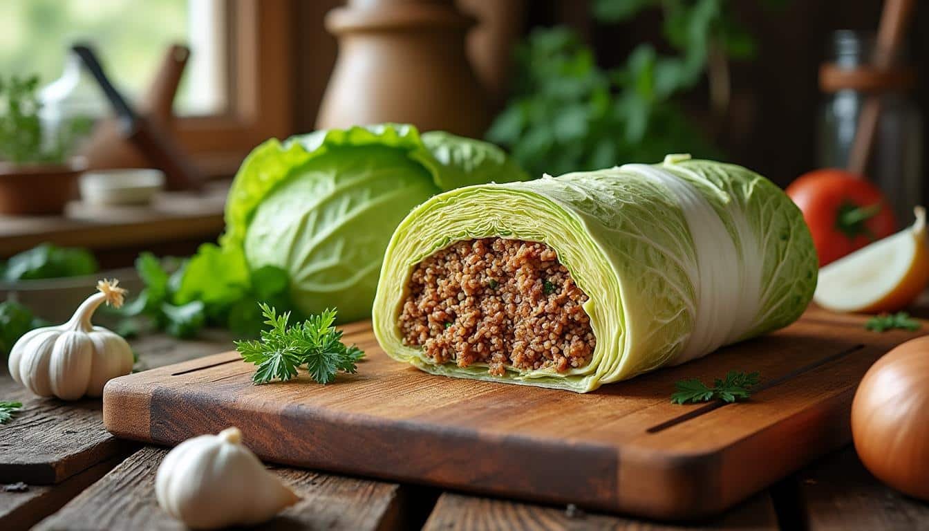 découvrez la recette traditionnelle du chou farci de grand-mère, un plat savoureux et réconfortant à redécouvrir pour vos repas en famille.