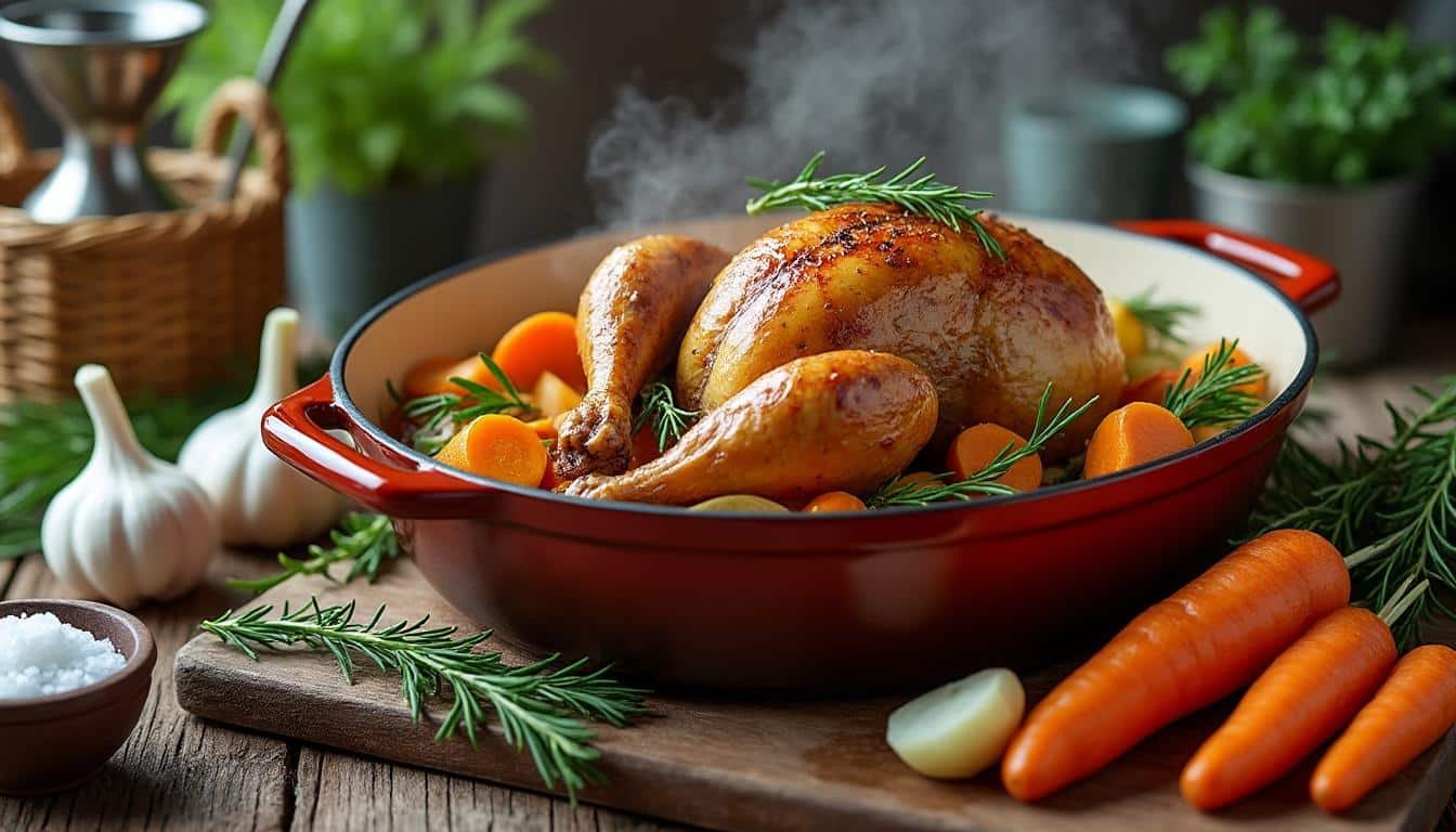 découvrez nos astuces pour réussir une recette de pintade en cocotte savoureuse et facile à préparer. suivez nos conseils pour un plat tendre et parfumé qui ravira vos convives.