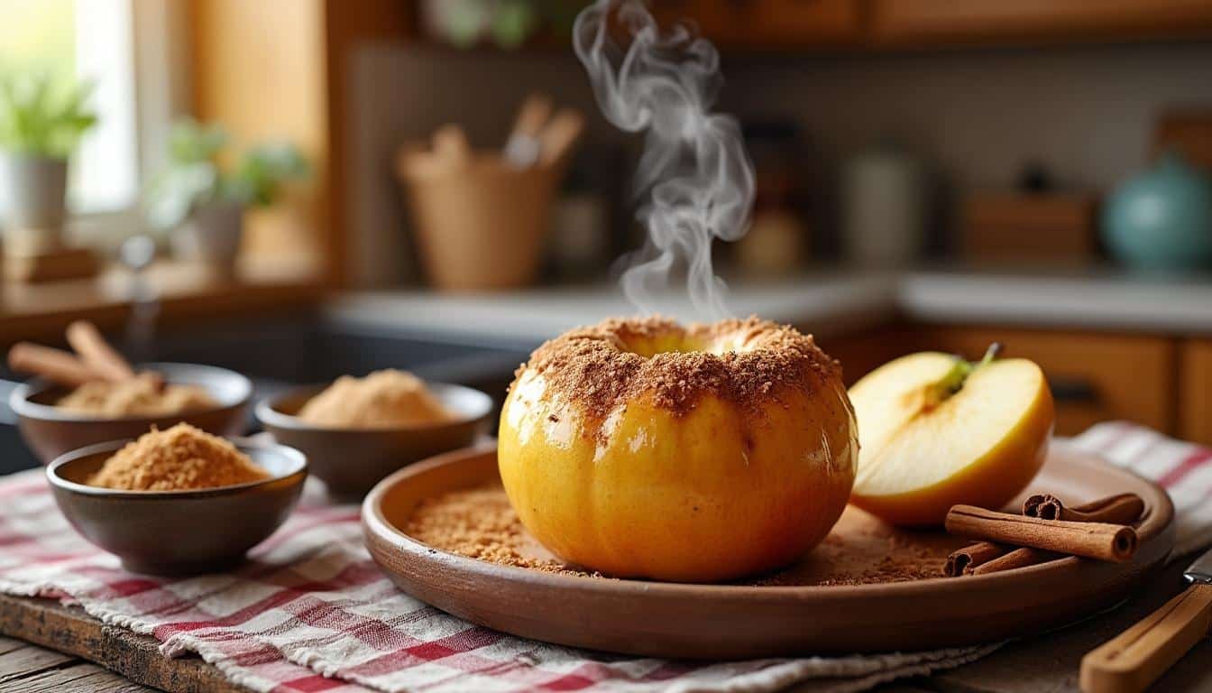 découvrez notre recette de pomme au four facile à réaliser pour un dessert simple, savoureux et réconfortant qui plaira à toute la famille.