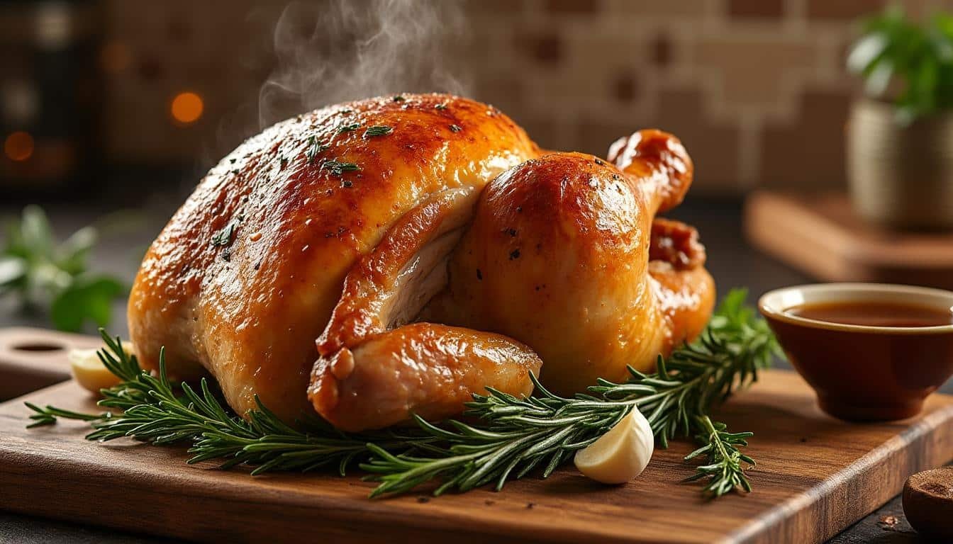 découvrez notre recette simple et rapide pour une cuisse de dinde moelleuse et savoureuse, idéale pour un repas gourmand en famille.