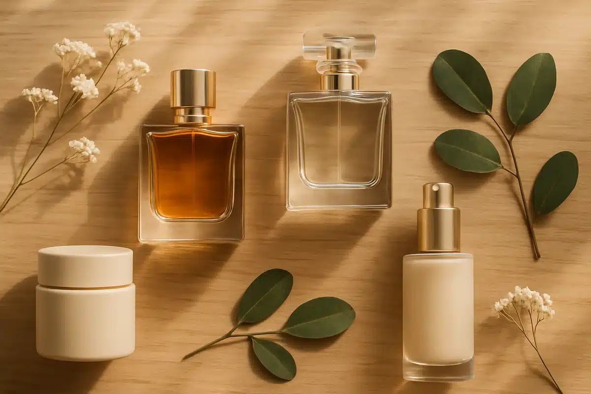 ```json { "altText": "Produits cosmétiques et parfums My Origines disposés en flat lay sur surface en bois naturel", "caption": "Sélection de parfums et cosmétiques My Origines testés au cours de 12 commandes pour cet avis détaillé", "description": "Composition élégante de produits de beauté et flacons de parfum My Origines arrangés sur une surface en bois avec éléments botaniques. Cette mise en scène illustre la gamme de cosmétiques et parfums My Origines analysée dans cet avis après 12 commandes. L'esthétique soignée reflète le positionnement premium de la marque." } ```